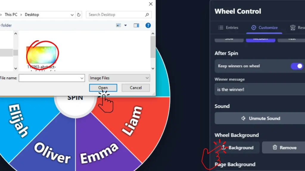 Background Customization