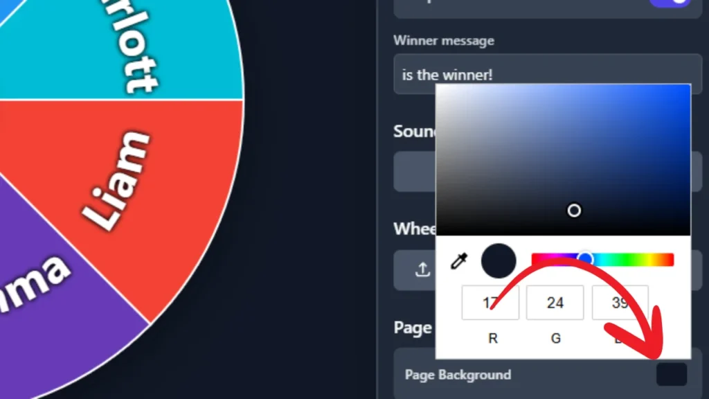 Page Background Customization